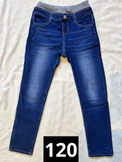 ダークブルー スキニージーンズ 120サイズ