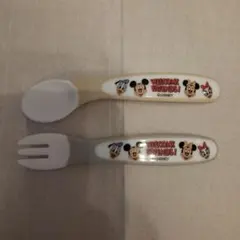 〖未使用〗赤ちゃん用 ディズニー カトラリーセット ミッキー ミニー