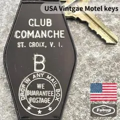 アメリカ製USA Vintage ヴァージン モーテル ホテル キー No.B