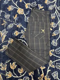 OAKLEY チェック柄 ゴルフパンツ 32サイズ