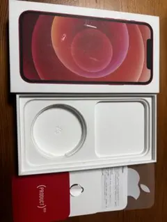 【箱のみ】Apple iPhone 12 RED 256GB