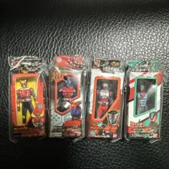 仮面ライダー ソフビパッケージチャーム クウガ カブト 龍騎 ゼッツ