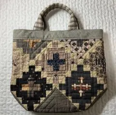 ミナペルホネン ハンドメイドバッグ forest tile タンバリン 作家様作
