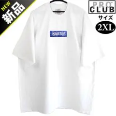 PRO CLUB BOX SUPREME【2X】Tシャツ ウエストコースト 白青のサムネイル
