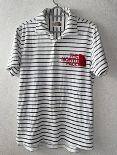 THE NORTH FACE ストライプ ポロシャツ M 夏