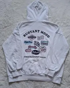 Lovetoxic ロゴパーカー ホワイト Mサイズ