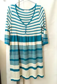 Lotta Love ロッタラブ ボーダー ニットワンピース チュニック M