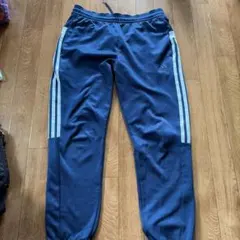 adidas ネイビー ジャージパンツ Mサイズ