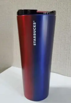 Starbucks アラスカ スターバックス 赤×青 ツートンカラー タンブラー