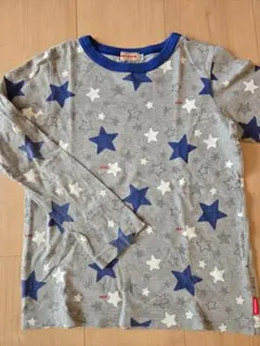 ミキハウス 星柄 長袖カットソー 130cm
