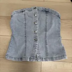 H&M デニムビスチェ S 新品