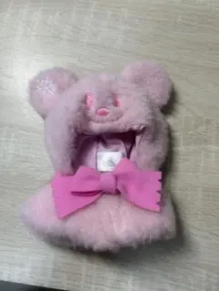 ディズニーストア シークレットコスチューム ポンチョ 雪だるま ピンク