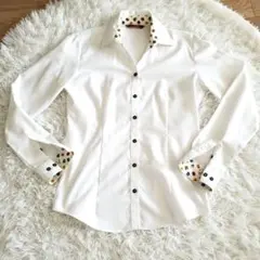 【匿名配送】BRICK HOUSE plantica 長袖 花柄 シャツ