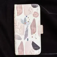 iPhone7 iPhone8 ケース 手帳型★シンプル マーブル フラワー