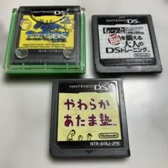Nintendo DSブルードラゴンプラス　脳トレ ソフト 3点セット