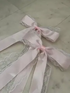 ピンクリボンヘアアクセサリー