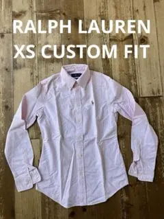 RALPH LAUREN ラルフローレン 長袖BDシャツ ピンクストライプXS