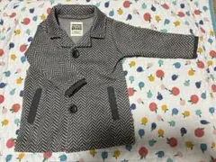 Moujonjon ヘリンボーン柄 コート