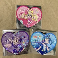 【匿名配送】キミとアイドルプリキュア ビアードパパ 特典コースター 3点セット