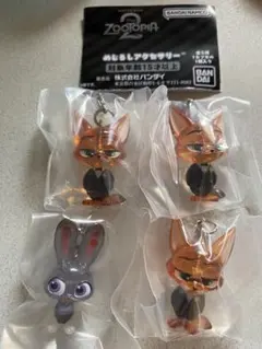 ディズニー　ズートピア　めじるしアクセサリー　ニック　ジュディ