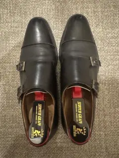 SEVENTH GRAIN ダブルモンクストラップ ブラック 24