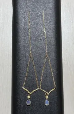 アガット　agete アメリカンピアス　オパールチャーム　セット