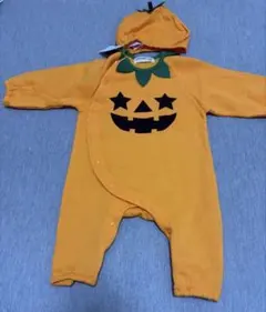 ハロウィン　ロンパース　80 CROISSANCE BEBE かぼちゃ　双子