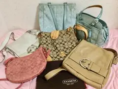 大幅値下 COACH コーチ バッグ ショルダー 7点 正規品まとめてお買得