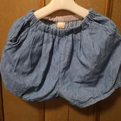 petit main デニムバルーンハーフパンツ 130