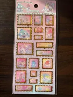 【正規品】　切手風シール　キャンディーシール　ボンボンドロップシール　サンリオ