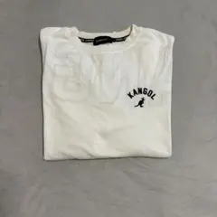 KANGOL 長袖Tシャツ ホワイト ロゴプリントのサムネイル