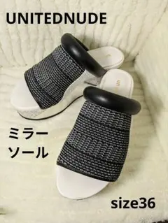 UNITEDNUDE サンダル 厚底 ミラーソール size36 23cmのサムネイル