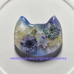 貝殻silver ハンドメイド ヘアゴム ブローチ ポニフ キーホルダー