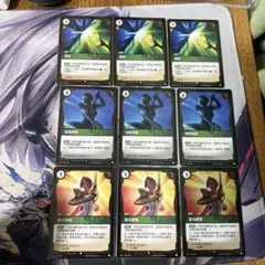 riftbound 緑green９枚セットCN