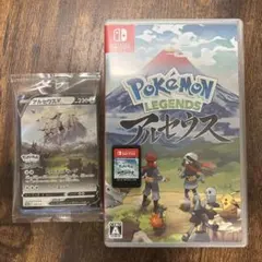Pokémon LEGENDS アルセウス Switchソフト プロモカード付