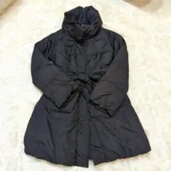 【美品✨】LAUTREAMONT フード付き ダウンコート Aラインリバーシブル