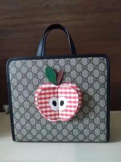 【極美品】GUCCI　チルドレン グッチ　トートバッグ　りんごのサムネイル