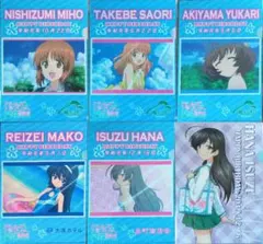 ガールズ&パンツァー クリアファイル あんこうチーム 大洗限定 まとめ売り6枚