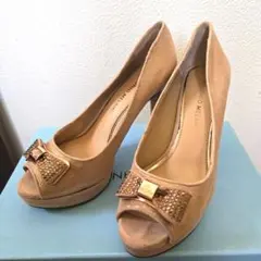 【ANTONIO MELANI】ピンク リボン ハイヒール