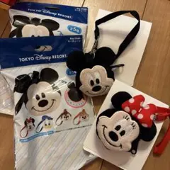 新品　未使用　キーチェーン ミッキーマウスと仲間たち　ミッキーミニー　2個セット