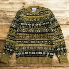 ✨美品✨ Jamieson’s ジャミーソンズ フェアアイル 総柄 ニット