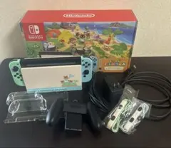 美品★Nintendo Switch本体「あつまれ どうぶつの森」仕様限定モデル