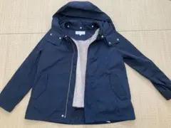 ロペピクニック 撥水・花粉ガード ライナー付　マウンテンパーカー ネイビー 38