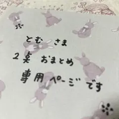 とむ さま 2点 おまとめ 専用ページ