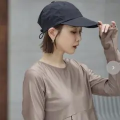 【新品】しまむら mysa closet 田中里奈　キャップ ブラックのサムネイル
