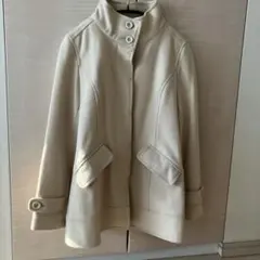 ウール　スタンドカラー　コート