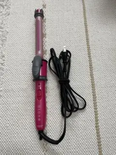 ione カールヘアアイロン ピンク