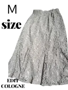 EDIT COLOGNE レーススカート Mサイズ 上品 フレアスカート