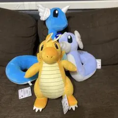 ポケモン ぬいぐるみ ミニリュウ・ハクリュー・カイリューセット