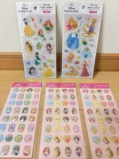 ディズニー プリンセス ストーンシール エポキシラメシール セット